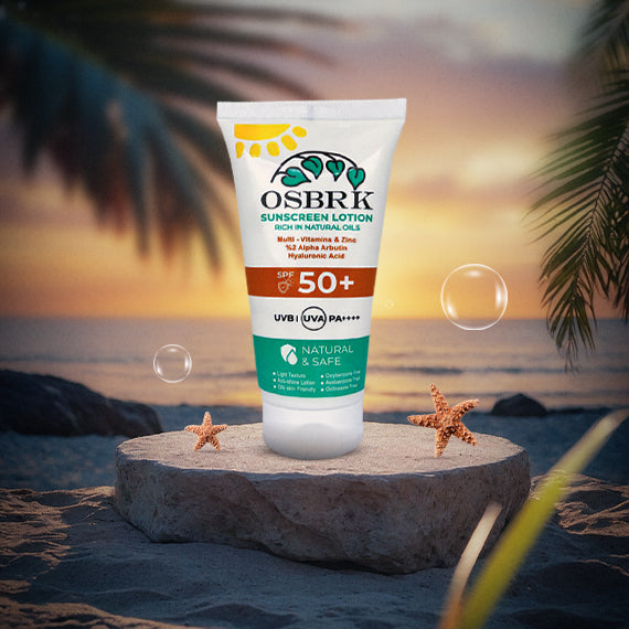 SPF 50 + | صن سكرين بمواد طبيعية